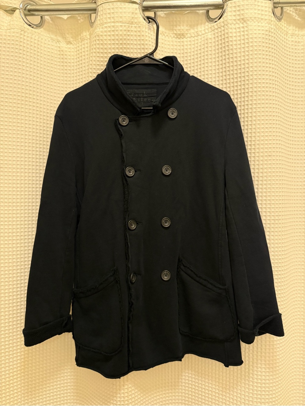 Frank & Eileen Double-Breasted Navy Jacket